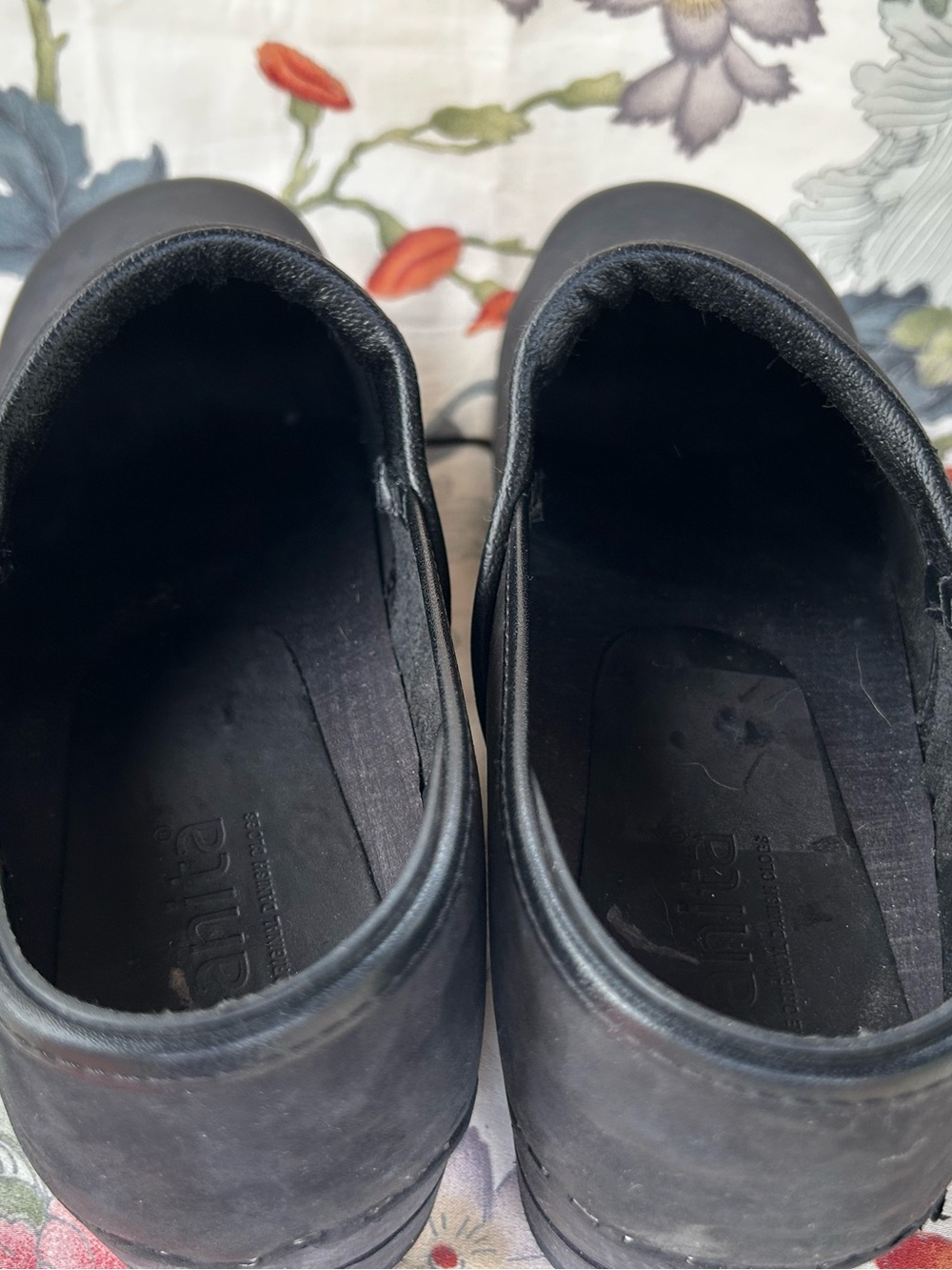 Sanita Leather Closed Leather Clogs - Picture 6 of 10